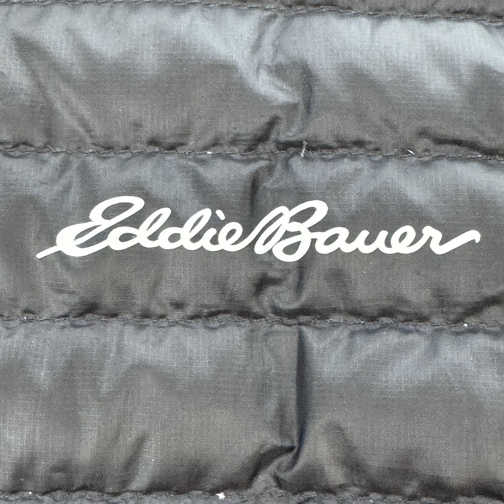 Eddie Bauer MicroTherm EB800 Down Puffer Jacket Women 3X Black First Ascent - Picture 6 of 11